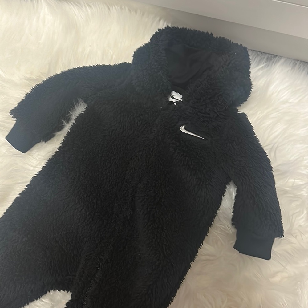Black Nike Fuzzy Suit